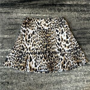 DONA JO Golf/Tennis Leopard Print Skort